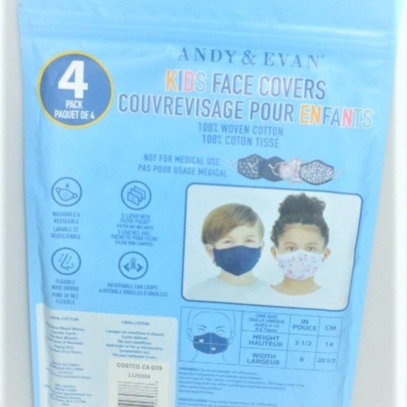 8x Pack of Kids FACE COVERS Kids Face MASK 3 LAYER PROTECTION Filter Poc… - Picture 3 of 3